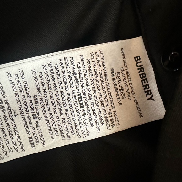 Burberry jacket / coat white men’s size 48 equal to about a medium us men’s. - Picture 7 of 10